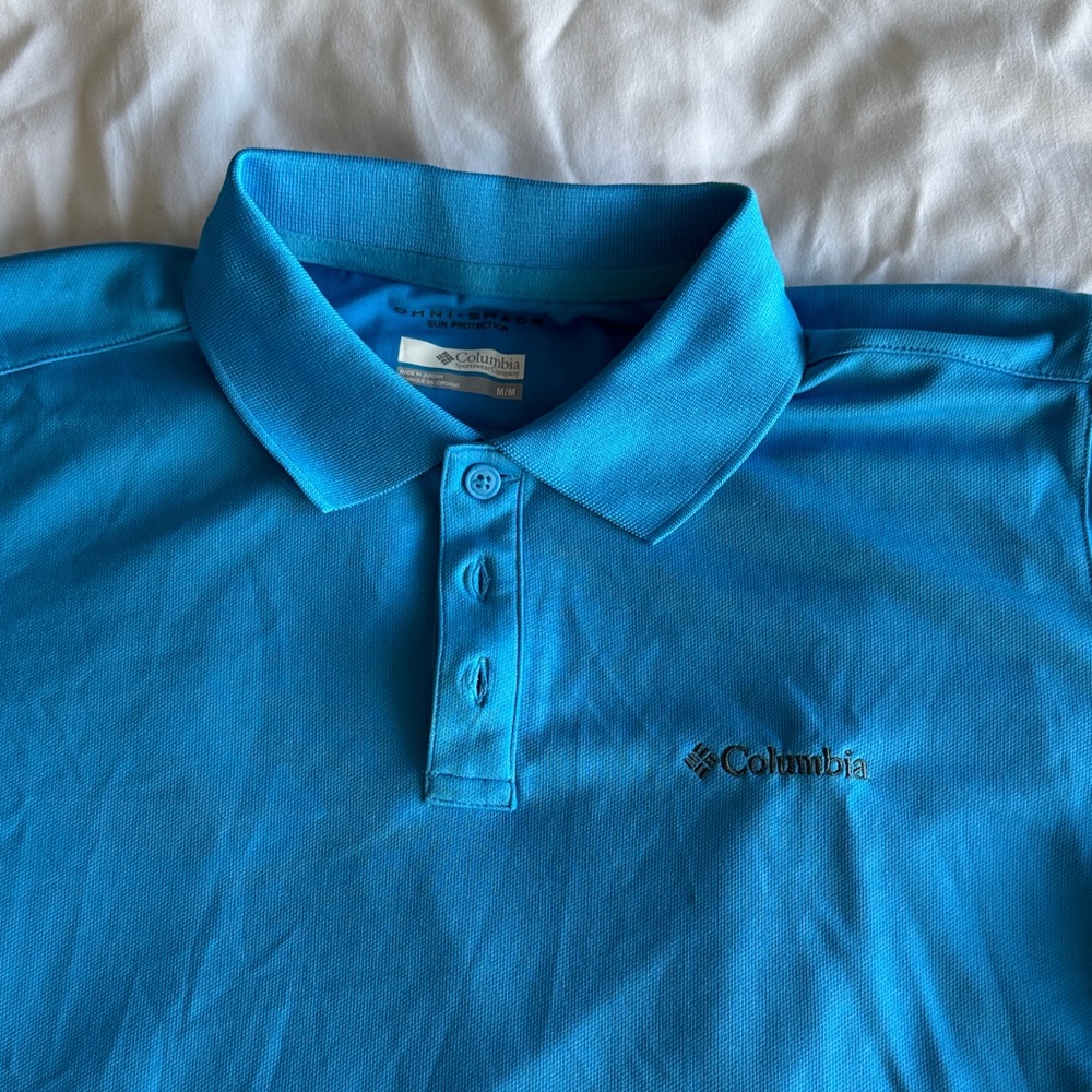 Columbia Vibrant Blue Polo Shirt